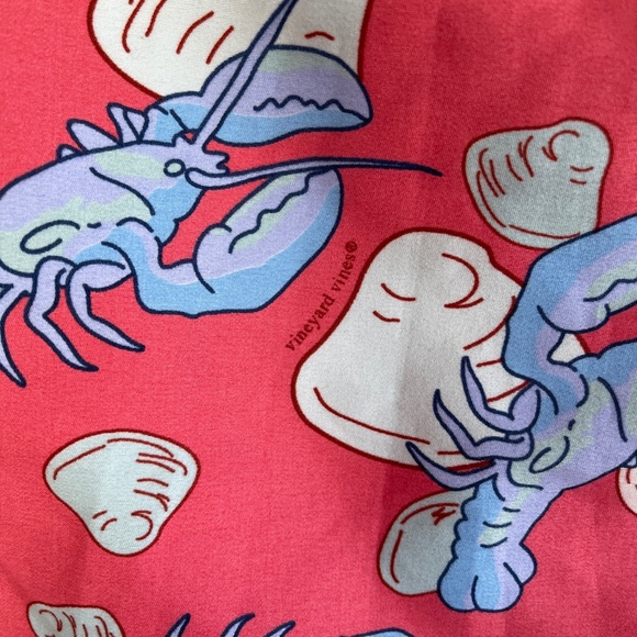 Vinyard Vines NWT Lobster Print Wrap Skirt‎ by Step & Ian Size Medium - Picture 5 of 8
